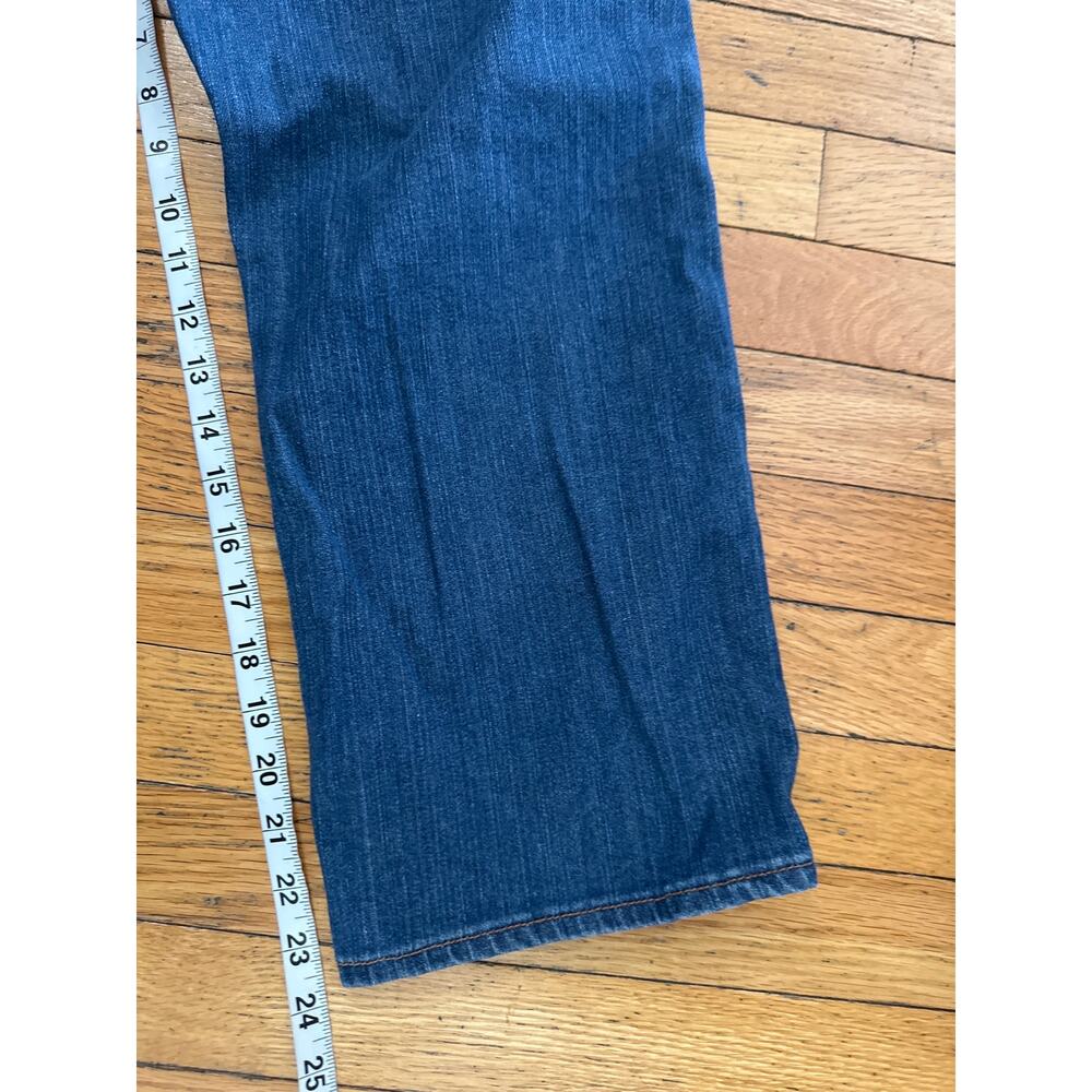 Lucky Brand Sweet N Crop Jeans Womens 12/31 Embroidered Pocket Mid Rise Straight - Picture 8 of 8